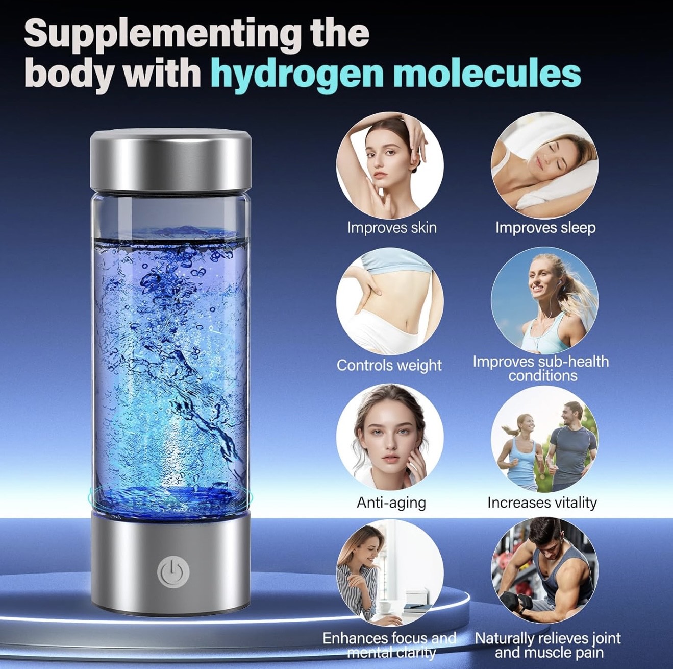 Hydrogen Water Bottle 420ml