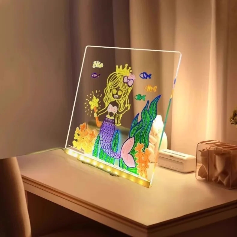 Glow Drawing Board for Kids