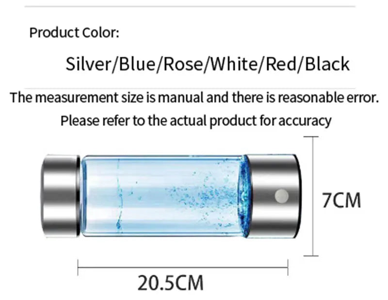 Hydrogen Water Bottle 420ml
