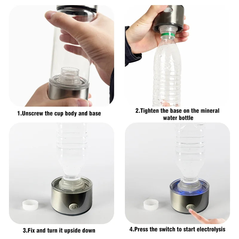 Hydrogen Water Bottle 420ml
