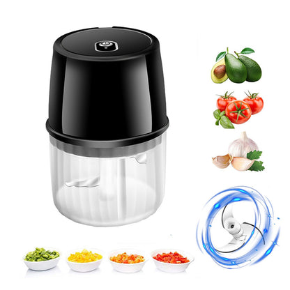USB Rechargeable Mini Garlic Chopper - Wireless & Portable