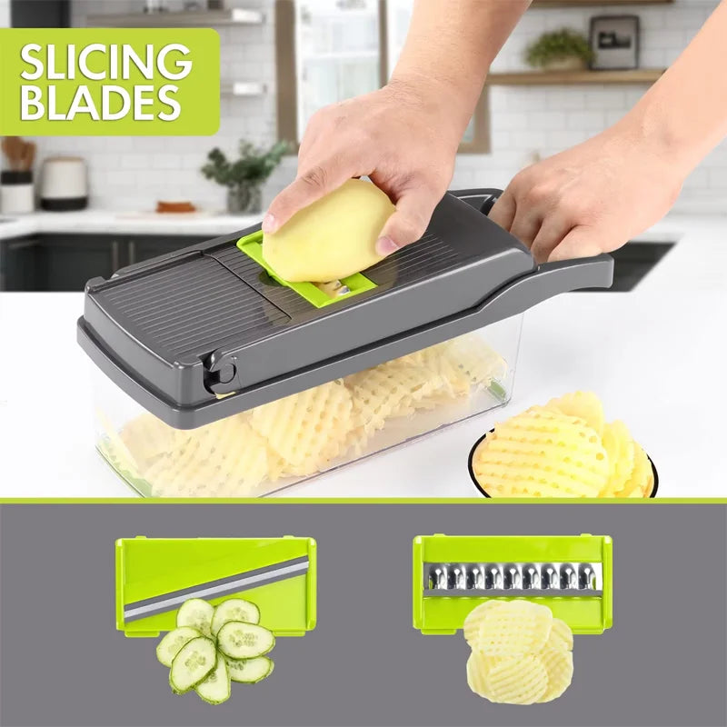 Multifunctional Vegetable Slicer - 14/16pcs