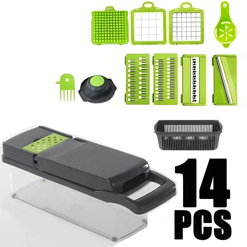 Multifunctional Vegetable Slicer - 14/16pcs