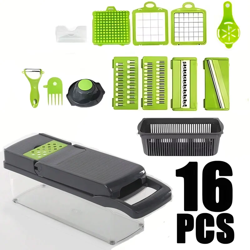 Multifunctional Vegetable Slicer - 14/16pcs