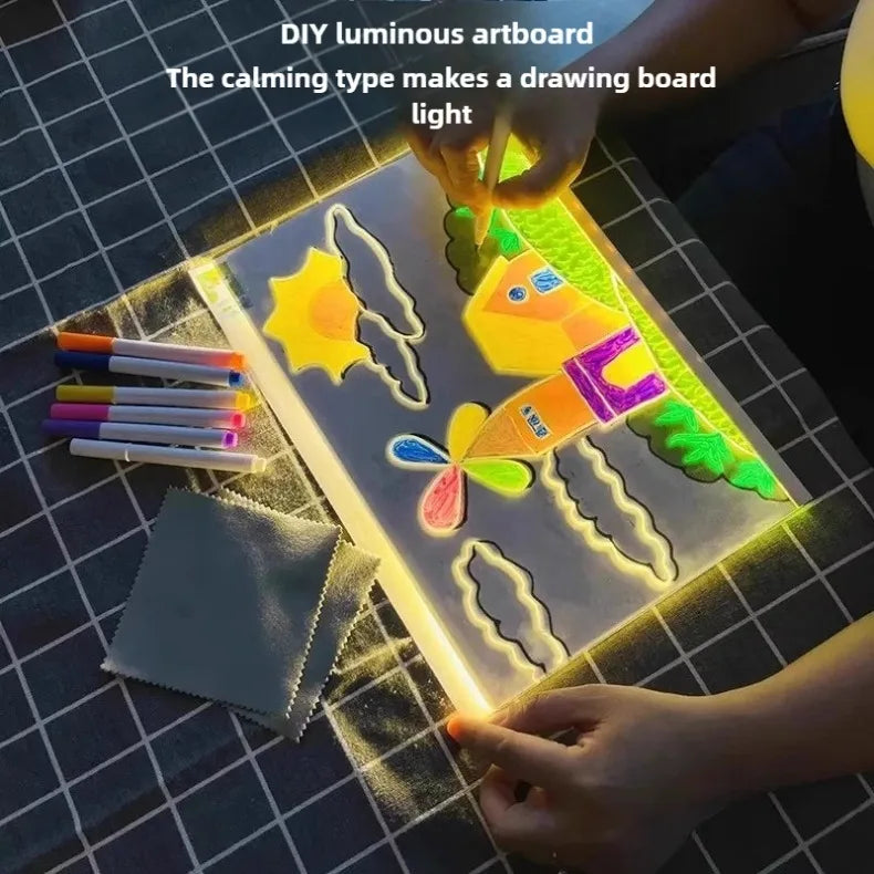 Glow Drawing Board for Kids