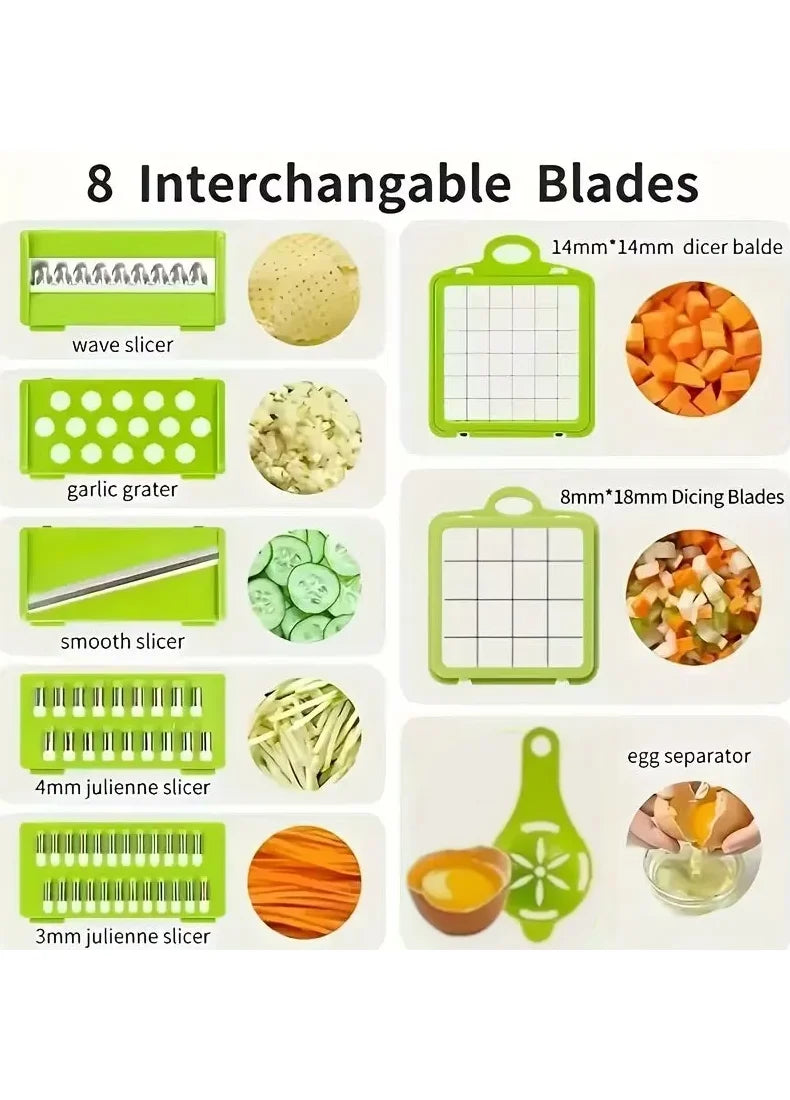 Multifunctional Vegetable Slicer - 14/16pcs