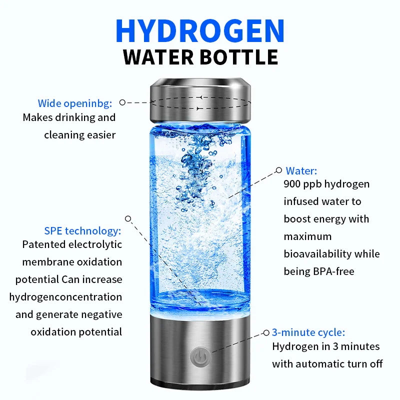 Hydrogen Water Bottle 420ml