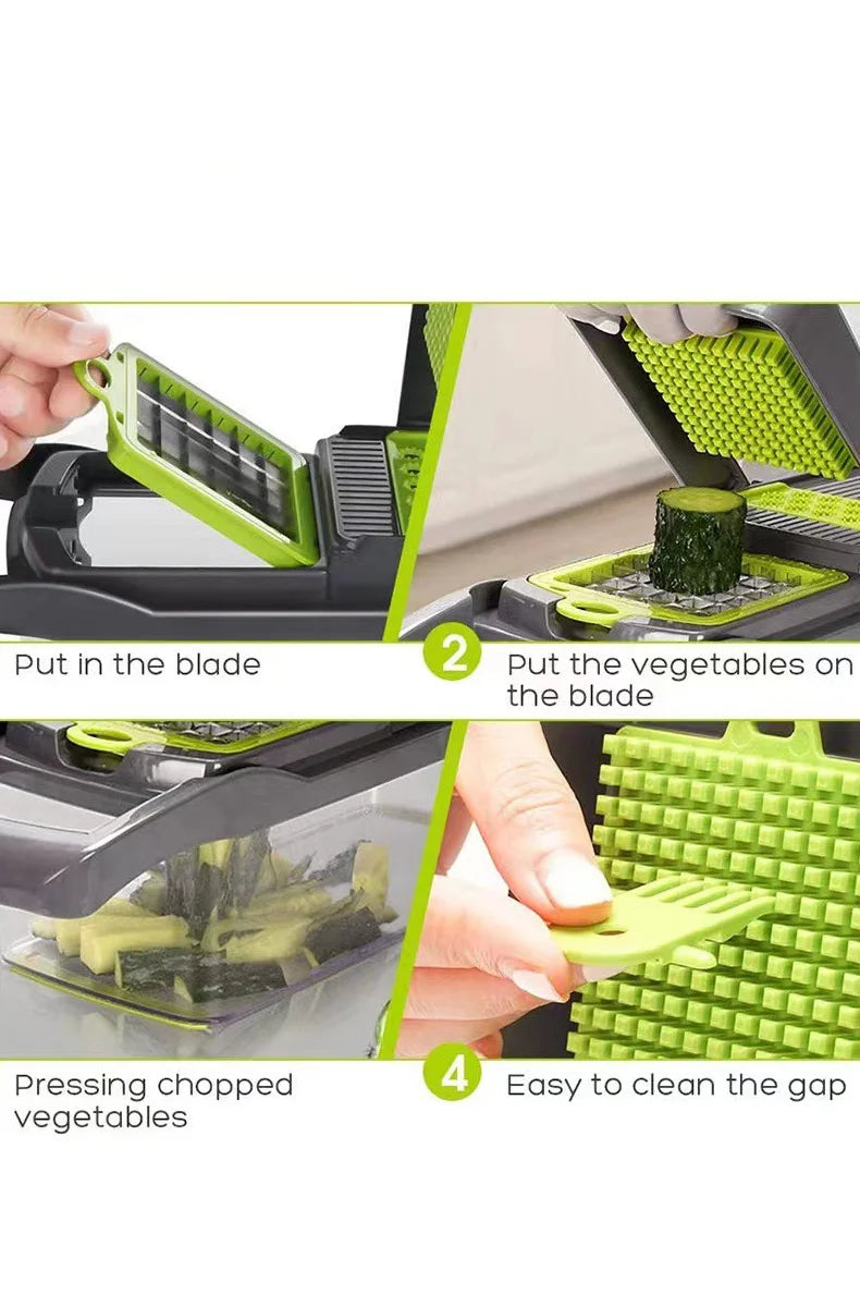 Multifunctional Vegetable Slicer - 14/16pcs