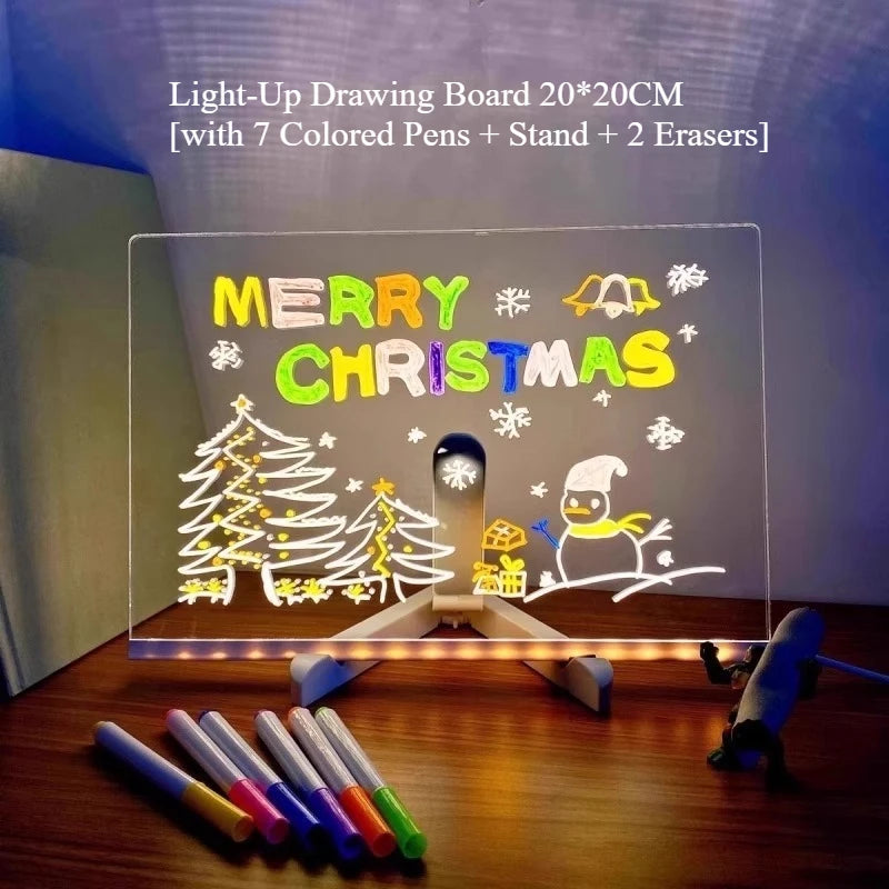 Glow Drawing Board for Kids