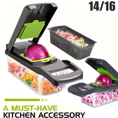 Multifunctional Vegetable Slicer - 14/16pcs