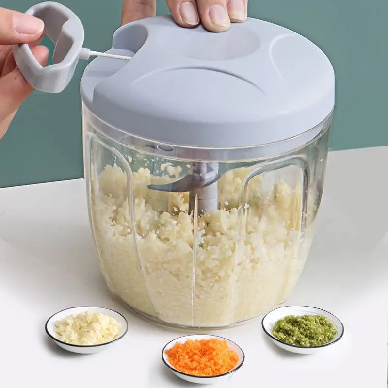 Manual Garlic & Veggie Chopper - 500/900ml