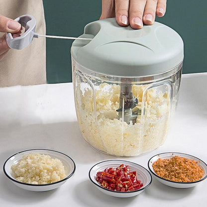 Manual Garlic & Veggie Chopper - 500/900ml