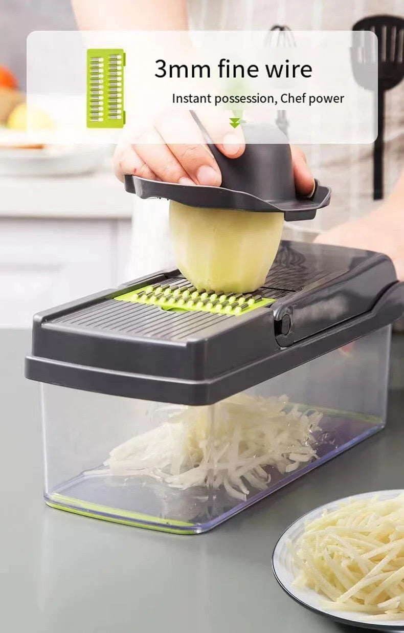 Multifunctional Vegetable Slicer - 14/16pcs
